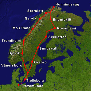Norwegen rundreise auto